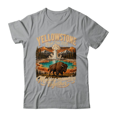 Vintage Yellowstone Road Trip 2026 Mountain Nature Travel Shirt & Tank Top | teecentury