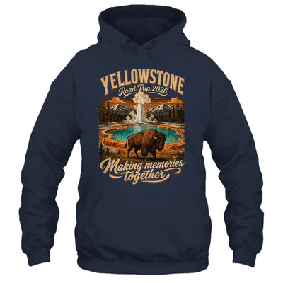 Vintage Yellowstone Road Trip 2026 Mountain Nature Travel Shirt & Tank Top | teecentury