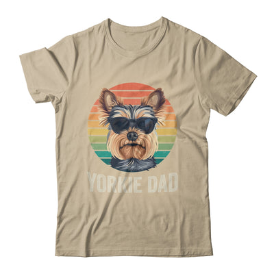 Vintage Yorkie Dad For Fathers Day Dog Lover Funny Shirt & Hoodie | teecentury