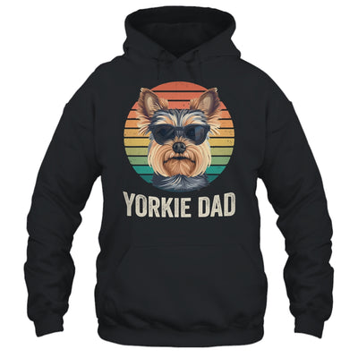 Vintage Yorkie Dad For Fathers Day Dog Lover Funny Shirt & Hoodie | teecentury