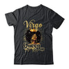 Virgo Queen Birthday Afro Girls Black Zodiac Birthday Shirt & Tank Top | teecentury