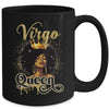 Virgo Queen Birthday Afro Girls Black Zodiac Birthday Mug | teecentury
