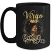 Virgo Queen Birthday Afro Girls Black Zodiac Birthday Mug | teecentury