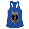 Virgo Queen Birthday Afro Girls Black Zodiac Birthday Shirt & Tank Top | teecentury