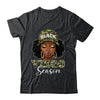 Virgo Season Camo Hat Afro Black Woman Birthday Girls Shirt & Sweatshirt | teecentury