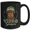 Virgo Season Camo Hat Afro Black Woman Birthday Girls Mug | teecentury