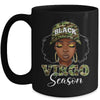 Virgo Season Camo Hat Afro Black Woman Birthday Girls Mug | teecentury