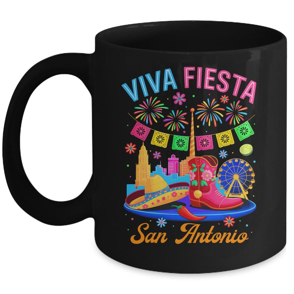 Viva Fiesta San Antonio Lets Fiesta Festival Cinco De Mayo Mug | teecentury