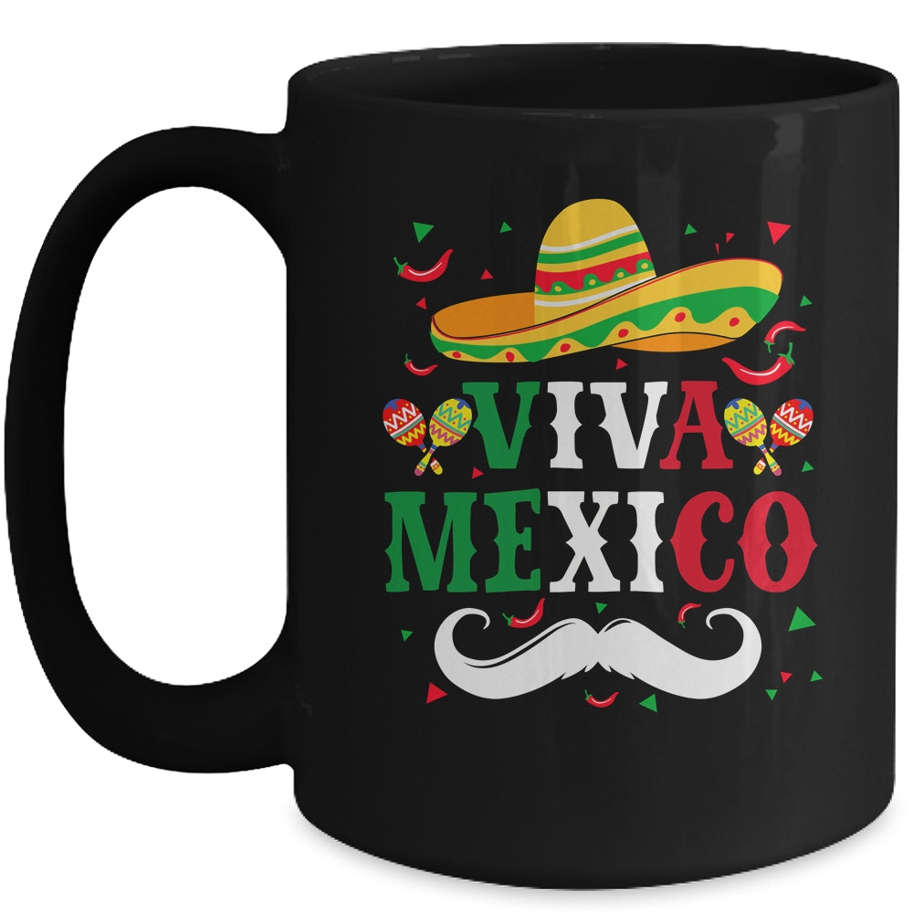 Viva Mexico Flag Mexican Independence Day Men Women Mug | teecentury