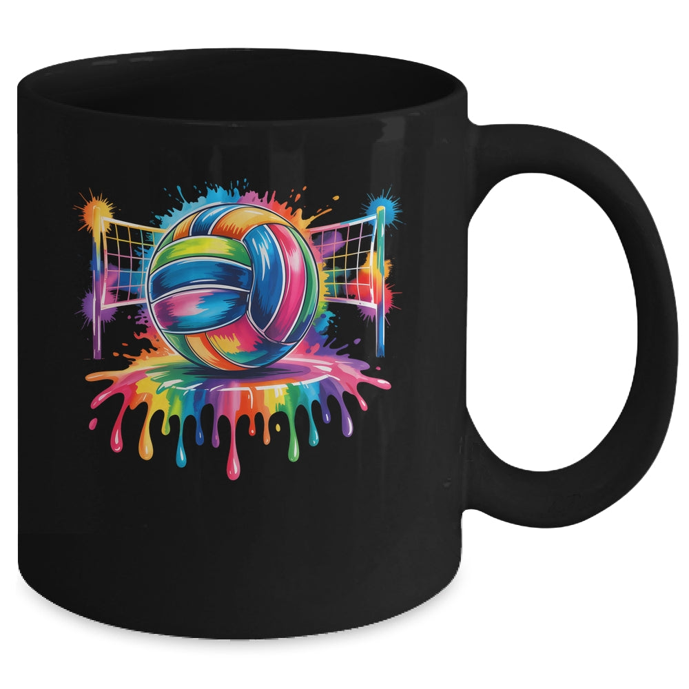 Volleyball Drip Game Day Sports Player Men Women Teens Girls Mug | teecentury