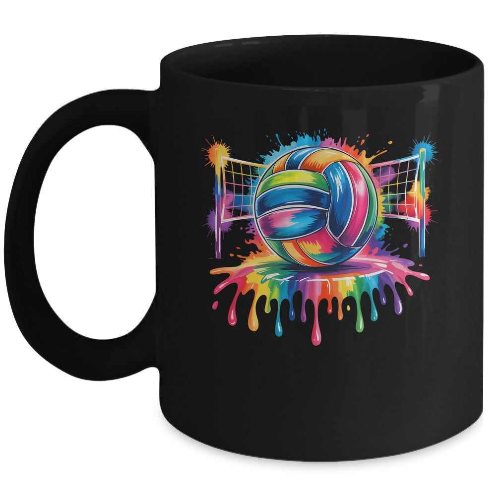Volleyball Drip Game Day Sports Player Men Women Teens Girls Mug | teecentury