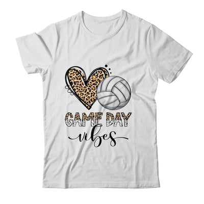 Volleyball Game Day Vibes Volleyball For Girls Mom Leopard Shirt & Tank Top | teecentury