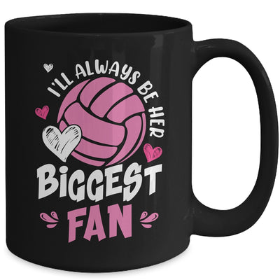Volleyball I'll Always Be Her Biggest Fan For Mom Dad Mug | teecentury