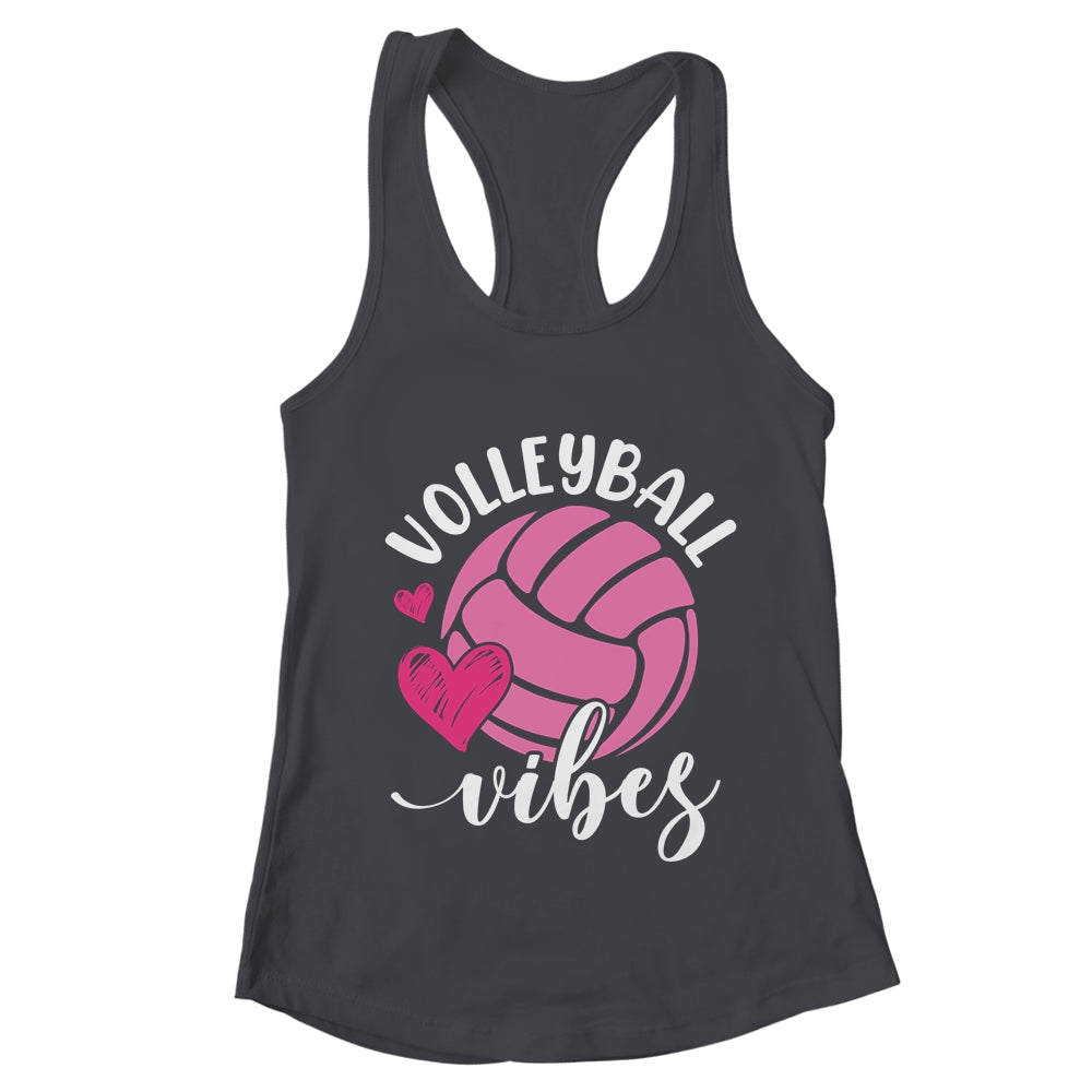 Volleyball Vibes Game Day Volleyball For Girls Mom Women Shirt & Tank Top | teecentury