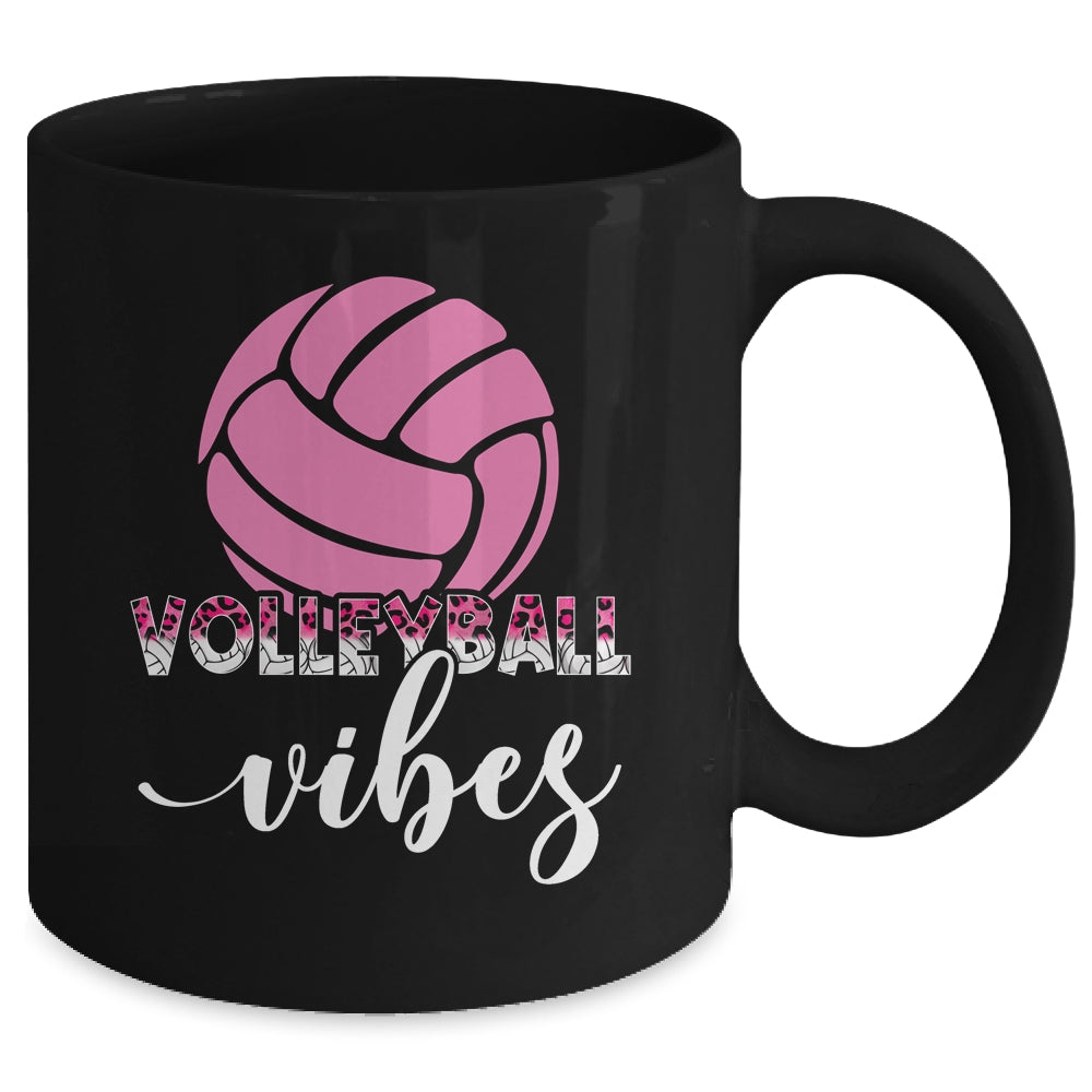 Volleyball Vibes Game Day Volleyball Mom Girls Women Mug | teecentury