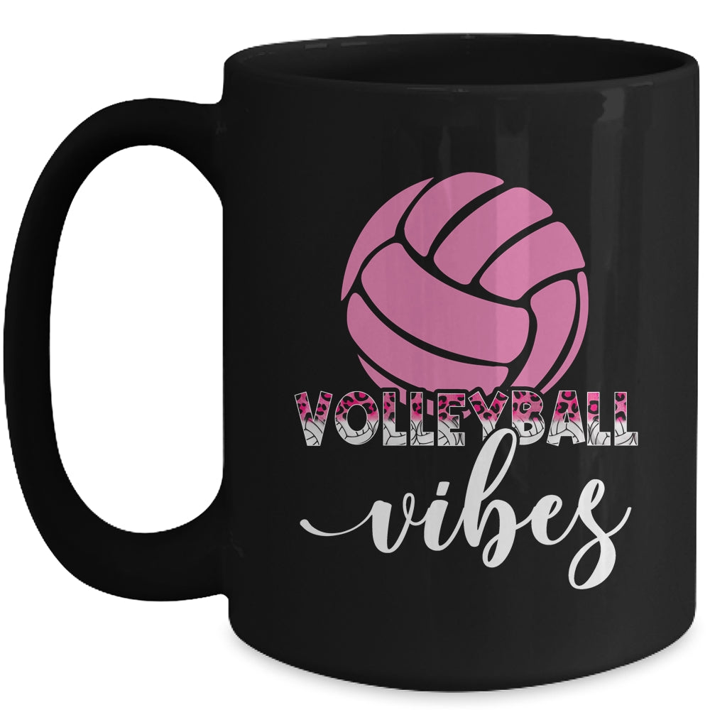 Volleyball Vibes Game Day Volleyball Mom Girls Women Mug | teecentury