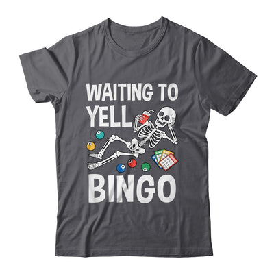 Waiting To Yell Bingo Lover Bingo Player Funny Enthusiasts Shirt & Tank Top | teecentury