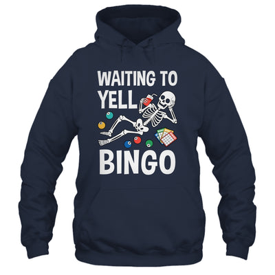 Waiting To Yell Bingo Lover Bingo Player Funny Enthusiasts Shirt & Tank Top | teecentury