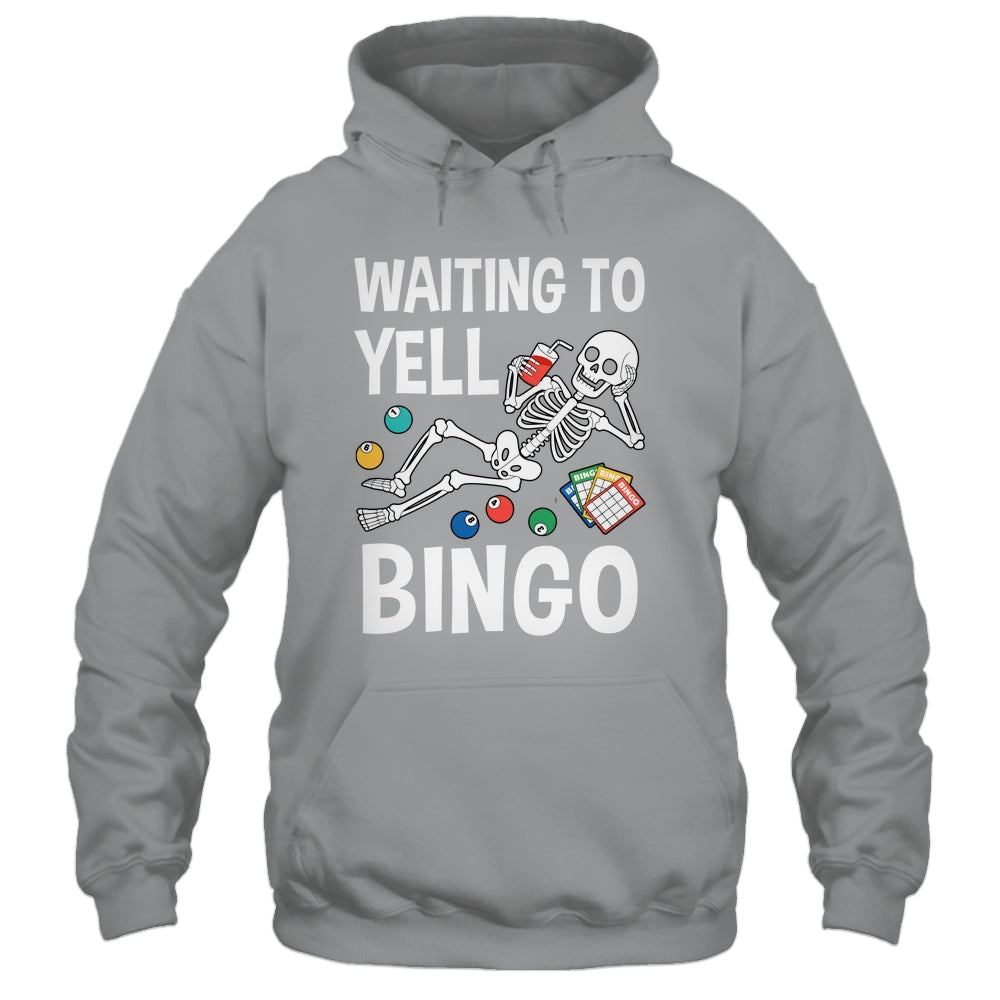 Waiting To Yell Bingo Lover Bingo Player Funny Enthusiasts Shirt & Tank Top | teecentury