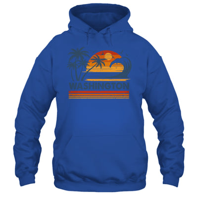 Washington Vacation Sunset Cute 70s Vintage Retro Beach Shirt & Tank Top | teecentury