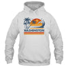 Washington Vacation Sunset Cute 70s Vintage Retro Beach Shirt & Tank Top | teecentury