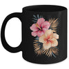 Watercolor Tropical Hibiscus Flowers Floral Summer Women Mug | teecentury