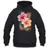 Watercolor Tropical Hibiscus Flowers Floral Summer Women Shirt & Tank Top | teecentury