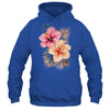 Watercolor Tropical Hibiscus Flowers Floral Summer Women Shirt & Tank Top | teecentury