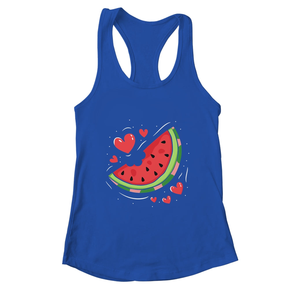 Watermelon Slice Melon Summer Vacation Season Fruit Lovers Shirt & Tank Top | teecentury