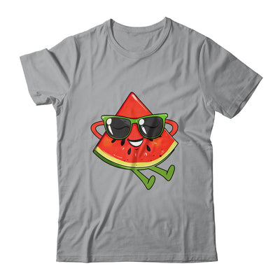 Watermelon Summer Melon With Sunglasses Funny Watermelon Shirt & Tank Top | teecentury
