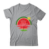 Watermelon Sunset Summer Fruitarian Lover Fruit Slice Seeds Shirt & Tank Top | teecentury