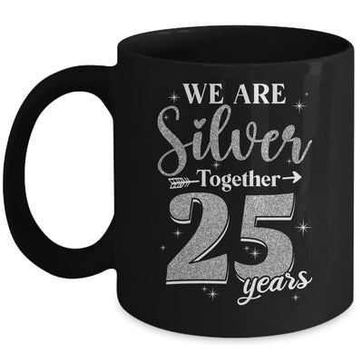 We Are Silver Together 25 Years Silver Wedding Anniversary Mug | teecentury