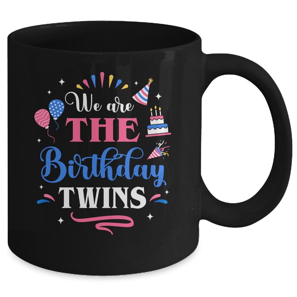 We Are The Birthday Twins Cute Twin Celebrate Matching Mug | teecentury