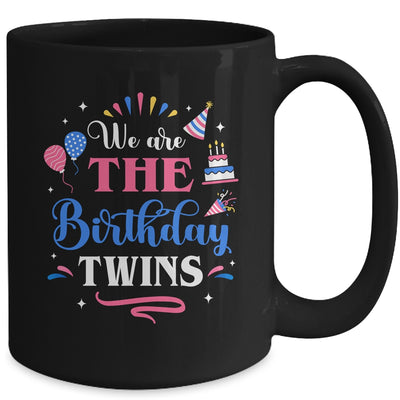 We Are The Birthday Twins Cute Twin Celebrate Matching Mug | teecentury