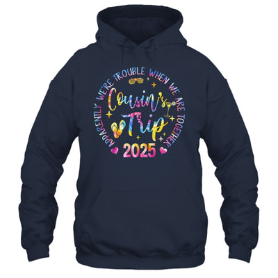 We Are Trouble When We're Together Cousins Trip 2025 Vacation Shirt & Tank Top | teecentury