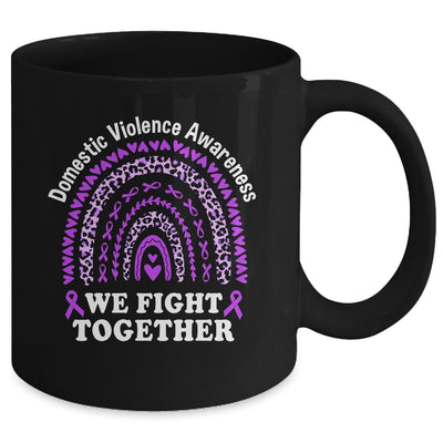 We Fight Together Domestic Violence Awareness Support Mug | teecentury