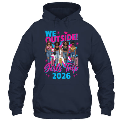 We Outside Girls Trip 2026 Afro Girls Black Womens Together Shirt & Tank Top | teecentury