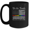 We The People Means Everyone Usa LGBT Equality USA Flag Mug | teecentury