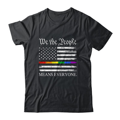 We The People Means Everyone Usa LGBT Equality USA Flag Shirt & Hoodie | teecentury
