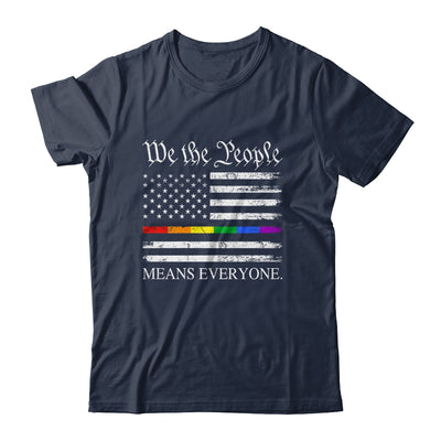 We The People Means Everyone Usa LGBT Equality USA Flag Shirt & Hoodie | teecentury
