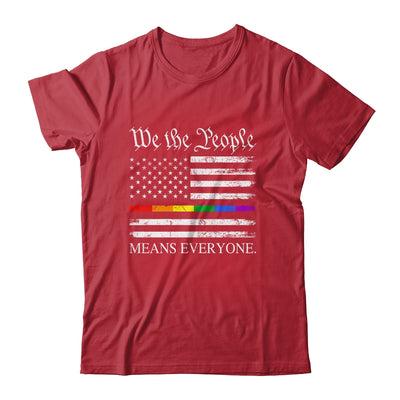We The People Means Everyone Usa LGBT Equality USA Flag Shirt & Hoodie | teecentury