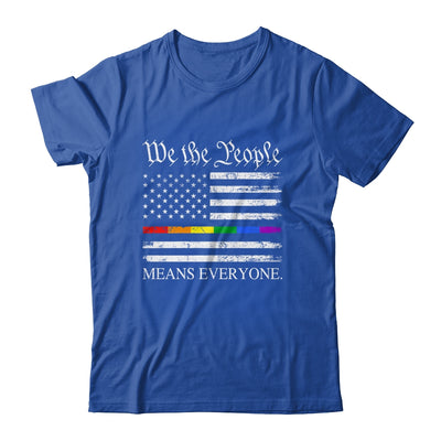 We The People Means Everyone Usa LGBT Equality USA Flag Shirt & Hoodie | teecentury
