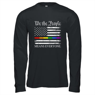 We The People Means Everyone Usa LGBT Equality USA Flag Shirt & Hoodie | teecentury