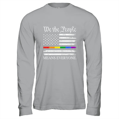 We The People Means Everyone Usa LGBT Equality USA Flag Shirt & Hoodie | teecentury