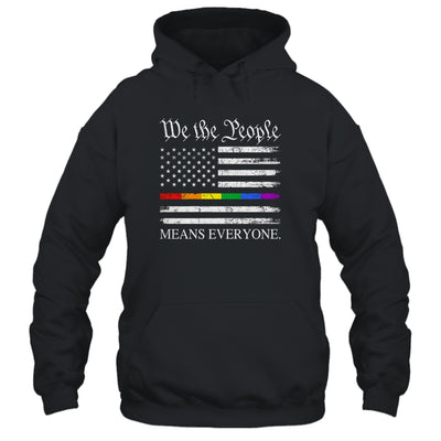 We The People Means Everyone Usa LGBT Equality USA Flag Shirt & Hoodie | teecentury