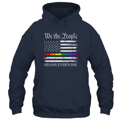 We The People Means Everyone Usa LGBT Equality USA Flag Shirt & Hoodie | teecentury