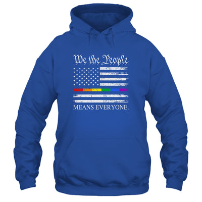 We The People Means Everyone Usa LGBT Equality USA Flag Shirt & Hoodie | teecentury
