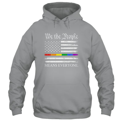 We The People Means Everyone Usa LGBT Equality USA Flag Shirt & Hoodie | teecentury