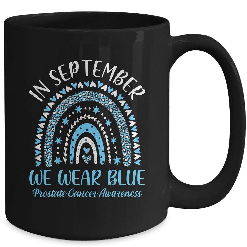 We Wear Light Blue Prostate Cancer Awareness Month Mug | teecentury