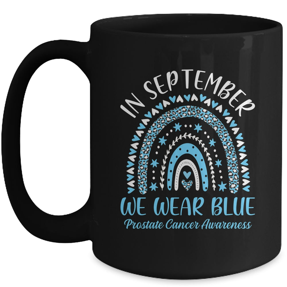 We Wear Light Blue Prostate Cancer Awareness Month Mug | teecentury